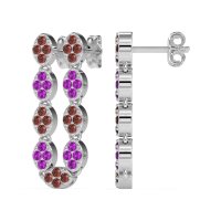 U-Shape Dangling Multiple Ear Hole Earrings