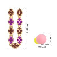 U-Shape Dangling Multiple Ear Hole Earrings