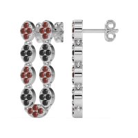 U-Shape Dangling Multiple Ear Hole Earrings