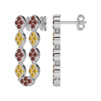 U-Shape Dangling Multiple Ear Hole Earrings
