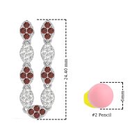 U-Shape Dangling Multiple Ear Hole Earrings