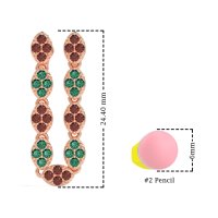 U-Shape Dangling Multiple Ear Hole Earrings