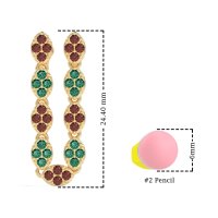 U-Shape Dangling Multiple Ear Hole Earrings