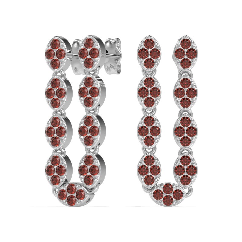 U-Shape Dangling Multiple Ear Hole Earrings