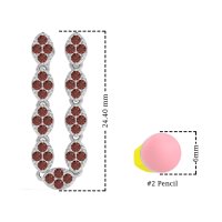 U-Shape Dangling Multiple Ear Hole Earrings