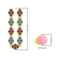 U-Shape Dangling Multiple Ear Hole Earrings