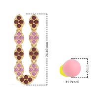 U-Shape Dangling Multiple Ear Hole Earrings