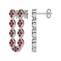 U-Shape Dangling Multiple Ear Hole Earrings