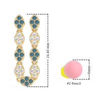 U-Shape Dangling Multiple Ear Hole Earrings