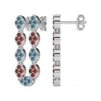 U-Shape Dangling Multiple Ear Hole Earrings