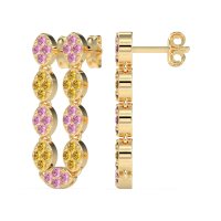 U-Shape Dangling Multiple Ear Hole Earrings