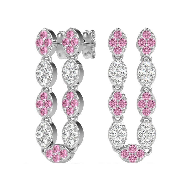 U-Shape Dangling Multiple Ear Hole Earrings