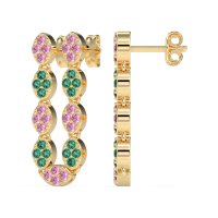 U-Shape Dangling Multiple Ear Hole Earrings