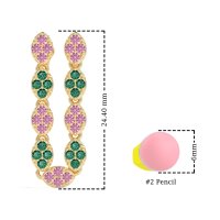 U-Shape Dangling Multiple Ear Hole Earrings