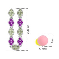 U-Shape Dangling Multiple Ear Hole Earrings