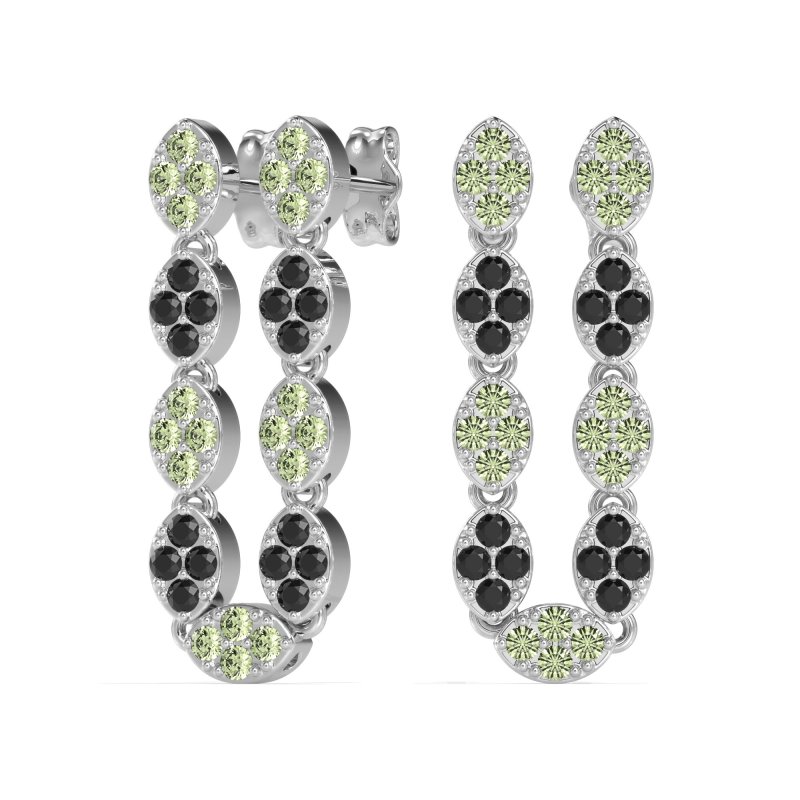 U-Shape Dangling Multiple Ear Hole Earrings