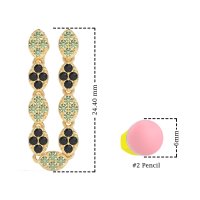 U-Shape Dangling Multiple Ear Hole Earrings