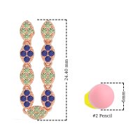 U-Shape Dangling Multiple Ear Hole Earrings