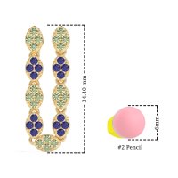 U-Shape Dangling Multiple Ear Hole Earrings