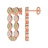 U-Shape Dangling Multiple Ear Hole Earrings