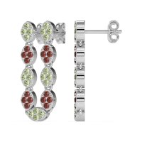 U-Shape Dangling Multiple Ear Hole Earrings