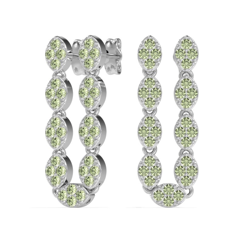 U-Shape Dangling Multiple Ear Hole Earrings