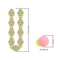 U-Shape Dangling Multiple Ear Hole Earrings