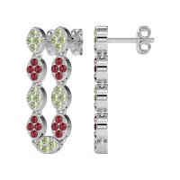 U-Shape Dangling Multiple Ear Hole Earrings