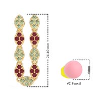 U-Shape Dangling Multiple Ear Hole Earrings