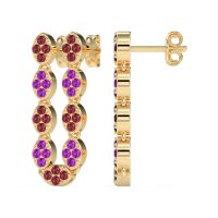 U-Shape Dangling Multiple Ear Hole Earrings