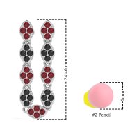U-Shape Dangling Multiple Ear Hole Earrings