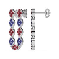 U-Shape Dangling Multiple Ear Hole Earrings
