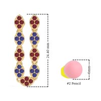 U-Shape Dangling Multiple Ear Hole Earrings