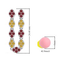 U-Shape Dangling Multiple Ear Hole Earrings