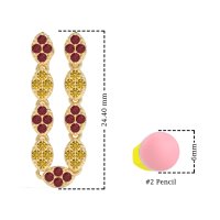 U-Shape Dangling Multiple Ear Hole Earrings