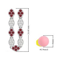 U-Shape Dangling Multiple Ear Hole Earrings