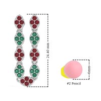 U-Shape Dangling Multiple Ear Hole Earrings