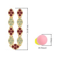 U-Shape Dangling Multiple Ear Hole Earrings