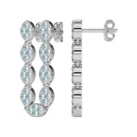 U-Shape Dangling Multiple Ear Hole Earrings