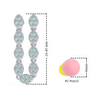 U-Shape Dangling Multiple Ear Hole Earrings