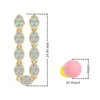 U-Shape Dangling Multiple Ear Hole Earrings