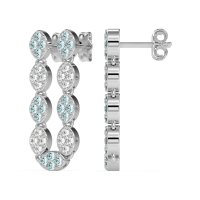 U-Shape Dangling Multiple Ear Hole Earrings