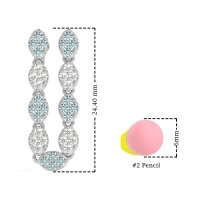 U-Shape Dangling Multiple Ear Hole Earrings