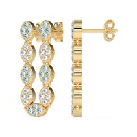 U-Shape Dangling Multiple Ear Hole Earrings