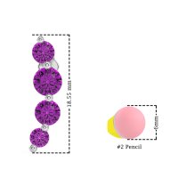 Graduated Ear Crawler Earrings