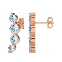 Graduated Ear Crawler Earrings