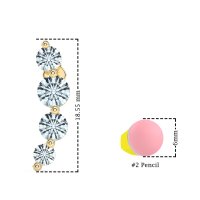 Graduated Ear Crawler Earrings