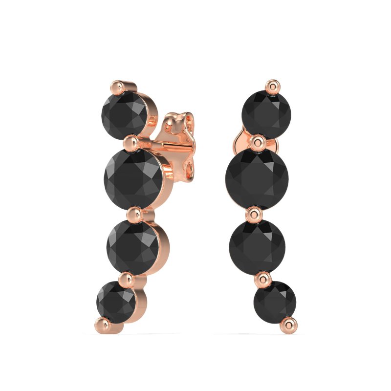 Graduated Ear Crawler Earrings