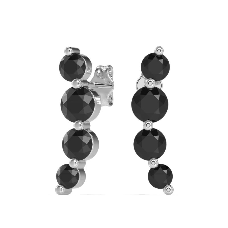 Graduated Ear Crawler Earrings