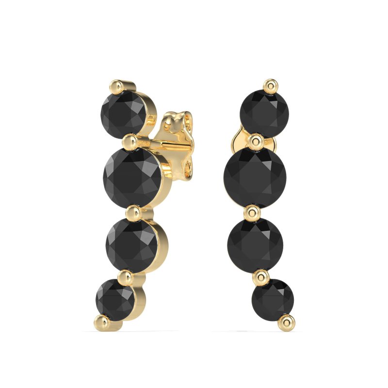 Graduated Ear Crawler Earrings